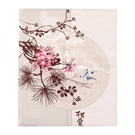 Полотенце вафельное кухонное / Китайский пейзаж 1