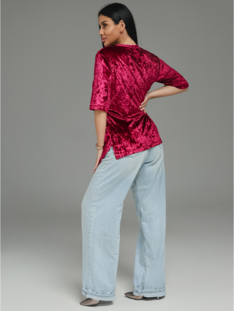 Женская футболка Мия / Бордо