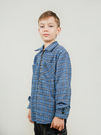 Рубашка детская РилТок - man / индиго