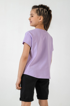 Футболка для девочки Гретта-1 / Лиловый