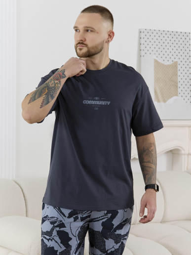 Мужской костюм Страйк КП-172 / графитовый