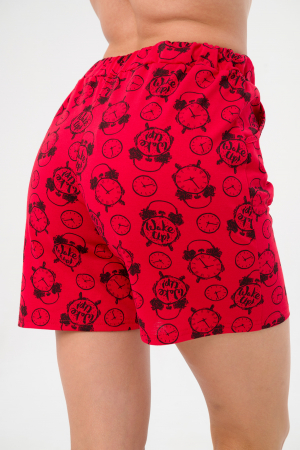 Шорты женские из кулирки Дачница / Часики макси