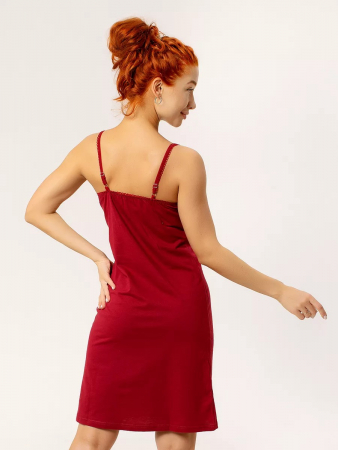 Женская сорочка для беременных "Бьюти" / Бордовый арт. к1353бр