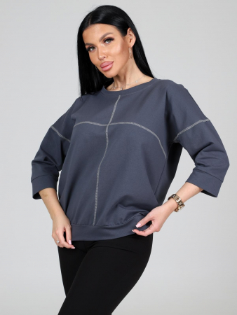 Женский свитшот Николет / темно-серый