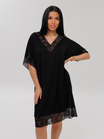 Женская сорочка Сор-112(Вис) / Черный