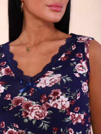 Женская сорочка 917 / Темно-синий