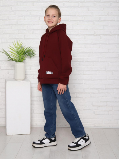 Толстовка детская Рэмзи - man / бордо