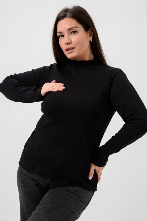 Женская водолазка 52713 / черный