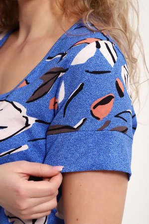 Женский халат 37004 / джинс