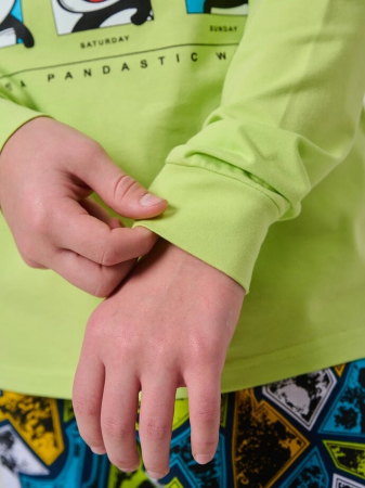 Детская пижама "Модная панда" длинный рукав