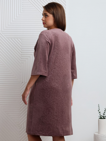 Халат женский Бархат / капучино