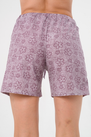 Шорты женские из кулирки Дачница / Бордо макси