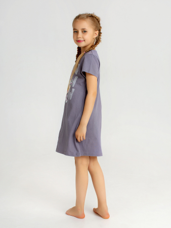 Ночная сорочка детская "Мяу" Серый арт. дк296