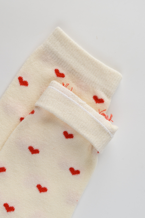 Детские гольфы Любимка (набор 2 пары) / экрю, розовый