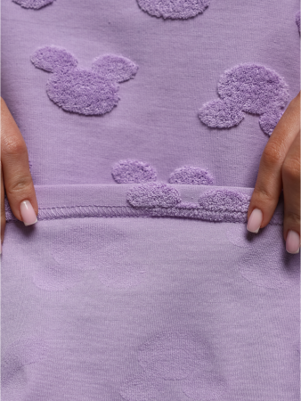 Женская футболка Ирбис / Махра, лиловый микки