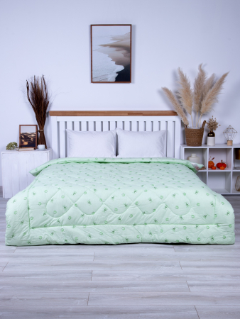 Одеяло стёганое "Бамбуковое волокно" поплин 400 гр/м2