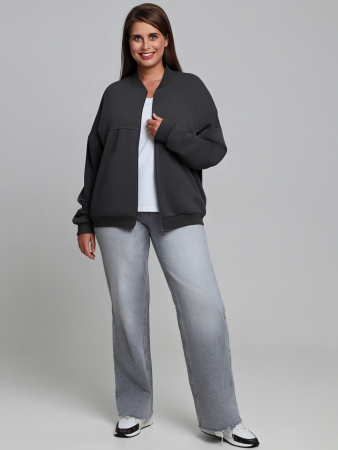 Женский бомбер Авенсис-1 / графитовый