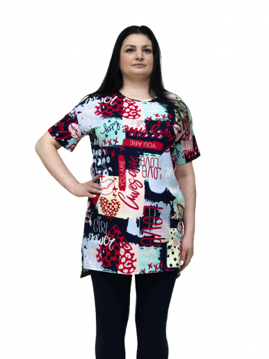 Женская футболка "Клава" / В ассортименте