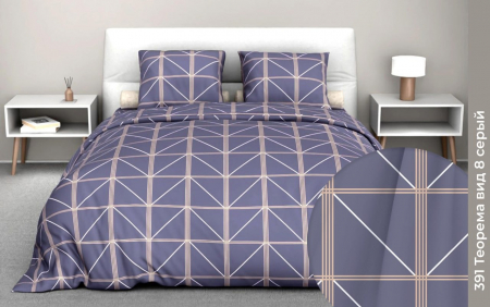 Постельное белье бязь Ф-ка Красная талка / Теорема серая