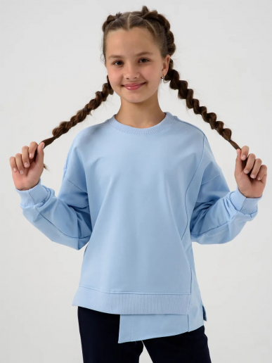 Детская толстовка "Мила" / Голубой