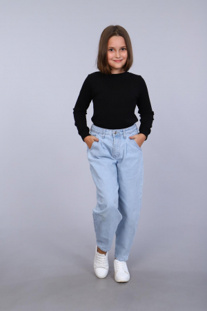 Лонгслив детский Лойс / черный