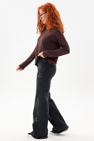 Лонгслив женский оверсайз К Арт. 10639