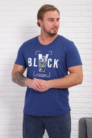 Мужская футболка 88148 / индиго