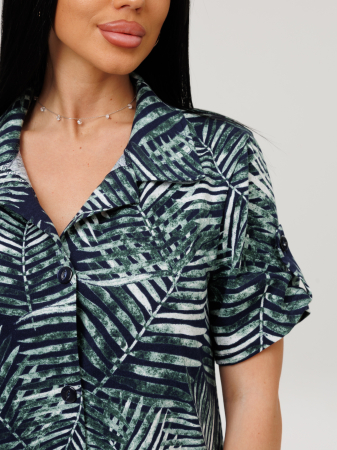 Женский халат Х-105(К) / Зеленый (папоротник)