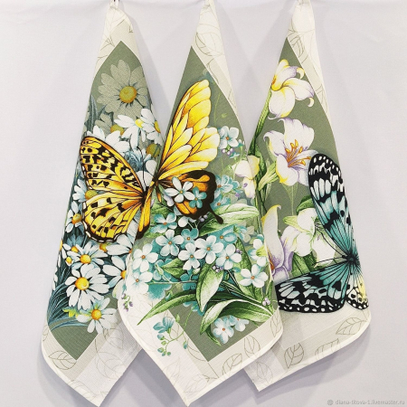 Полотенце вафельное кухонное / Нектар 1