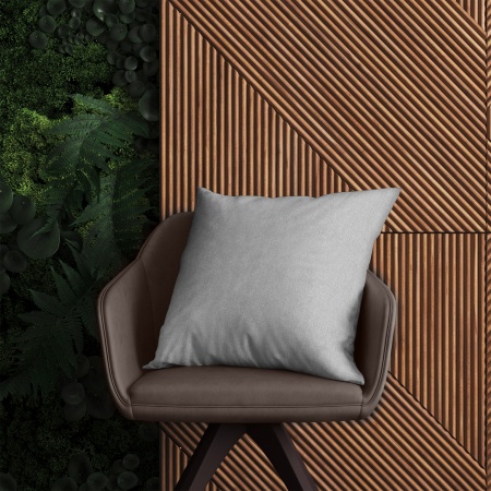 Подушка декоративная "Волшебная Ночь" / Пепельно-серый