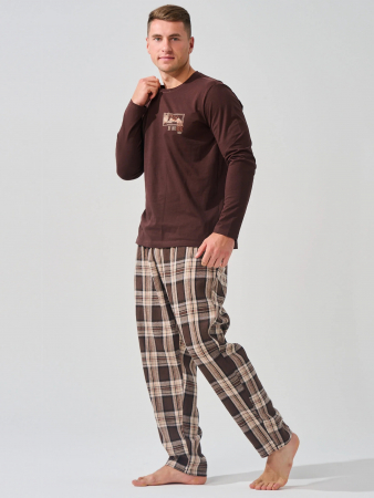Мужская пижама "Мост" 2397-К/Ф / Коричневый