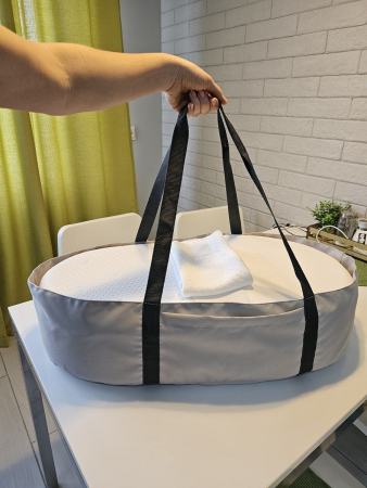 Переноска для подушки-кокона «Baby-Люлька» / серая