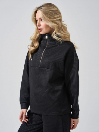 Женский костюм "Жаккард" 2450-Жак / Черный