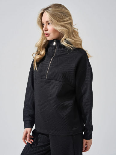 Женский костюм "Жаккард" 2450-Жак / Черный