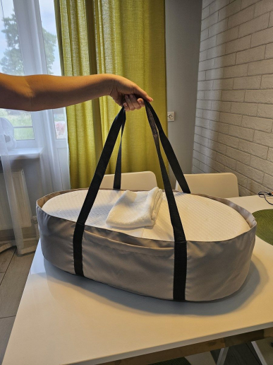 Переноска для подушки-кокона «Baby-Люлька» / серая