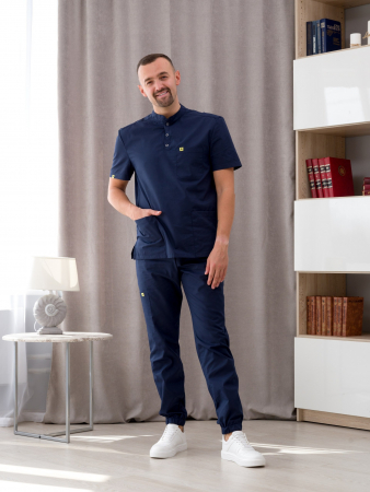 Костюм медицинский мужской М-149-63 Вискоза/Стрейч