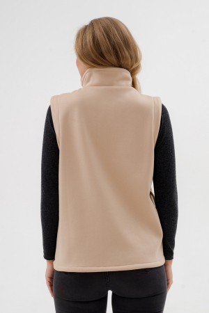Жилет женский из футера / Латте