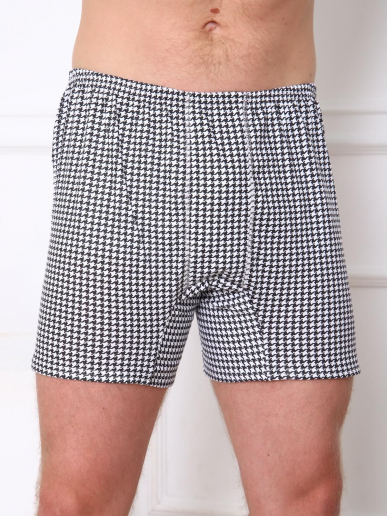 Боксеры мужские Танграм / серый