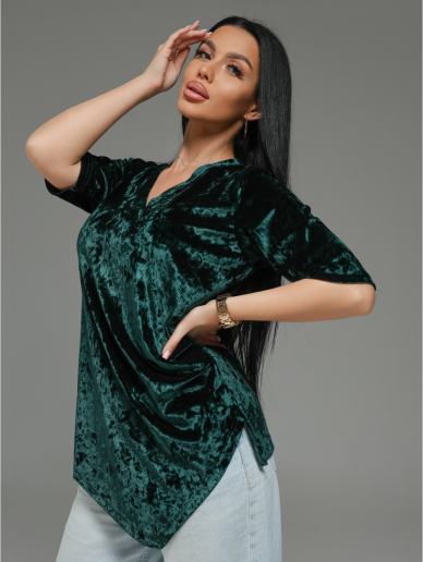 Женская футболка Мия / Изумруд