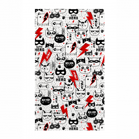 Набор вафельных полотенец "Самойловский Текстиль" Cat Hero вид 2