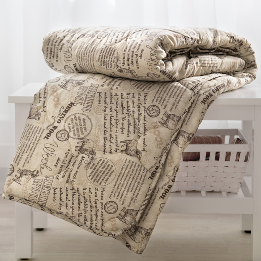 Одеяло стеганое "Волшебная Ночь" Меринос