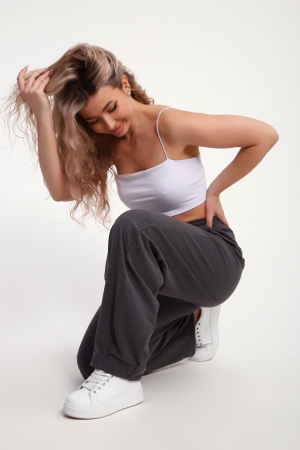 Женские брюки 29028 / серый