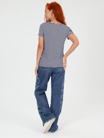 Женская футболка Лимона / Темно-синий