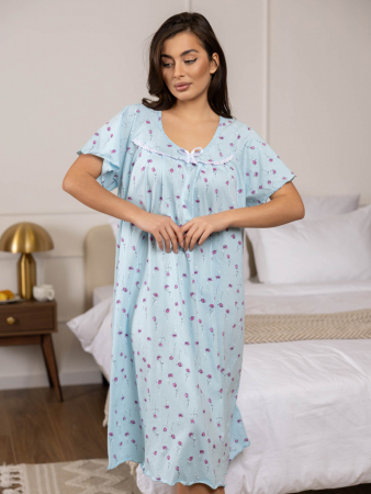 Женская сорочка мод.2134/1 / Голубой