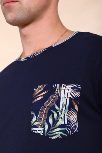 Мужской костюм Папоротник 806 / Темно-синий