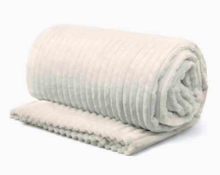 Плед велсофт полоса ОПТ / В ассортименте