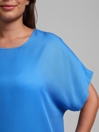 Женская блузка Летний драйв-4 / голубой