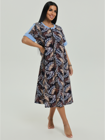 Женский халат Барышня / Темно-синий