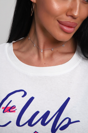 Женская футболка 85666 / белый