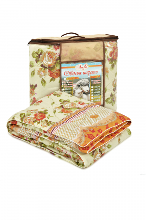 Одеяло стёганое полиэстер овечья шерсть 200 гр/м2